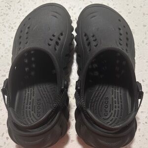 Echo Crocs Kids Black Clogs